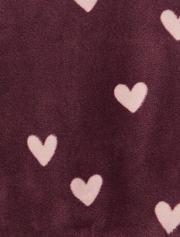 Ensemble pyjama haut + pantalon polaire