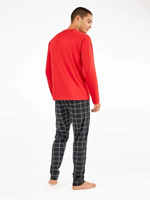 Ensemble pyjama homme en interlock snoopy - Kiabi Ensemble pyjama homme en interlock snoopy - Kiabi