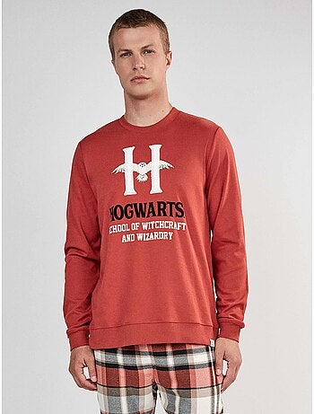 Ensemble pyjama homme harry potter avec pantalon à carreaux