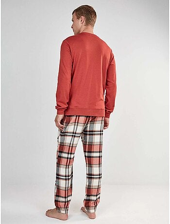 Ensemble pyjama homme harry potter avec pantalon à carreaux