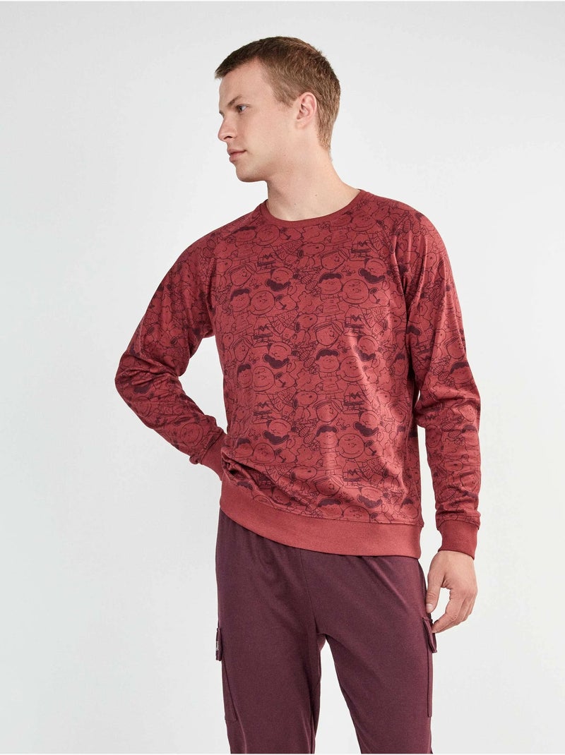 Ensemble pyjama homme imprimé de snoopy Multicolore - Kiabi