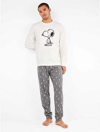 Ensemble pyjama homme imprimé snoopy