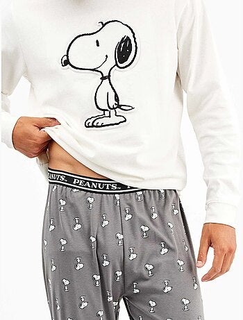 Ensemble pyjama homme imprimé snoopy