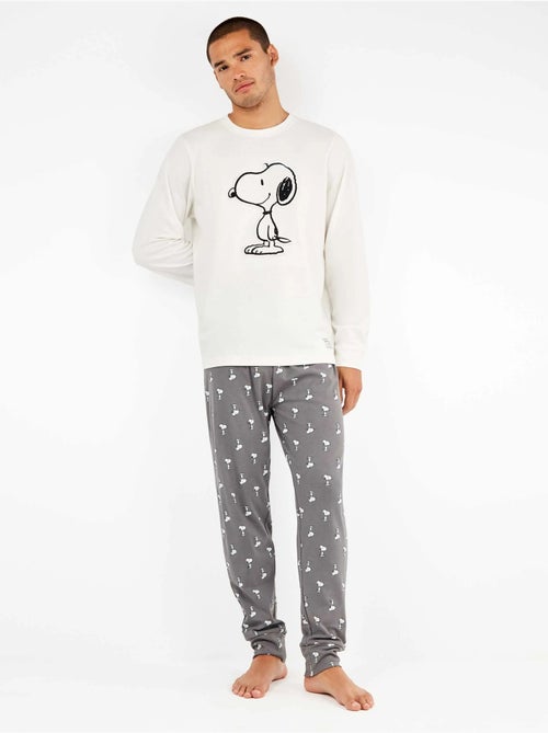 Ensemble pyjama homme imprimé snoopy - Kiabi Ensemble pyjama homme imprimé snoopy - Kiabi