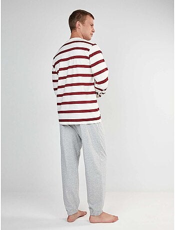 Ensemble pyjama homme looney tunes avec t-shirt à rayures de sylvester