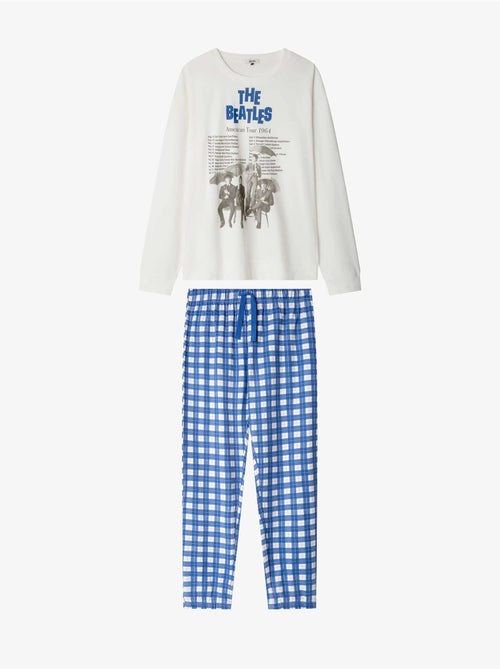 Ensemble pyjama homme the beatles avec pantalon à rayures - Kiabi Ensemble pyjama homme the beatles avec pantalon à rayures - Kiabi