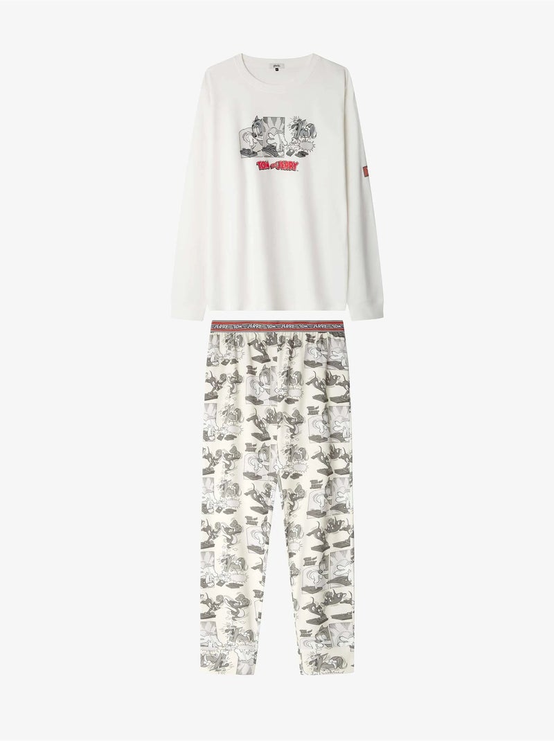 Ensemble pyjama homme tom & jerry imprimé Beige - Kiabi