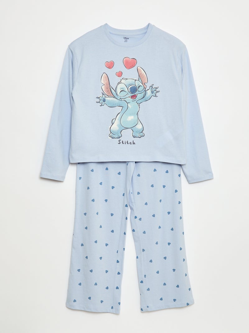 Ensemble pyjama imprimé 'Stitch' - 2 pièces Bleu - Kiabi