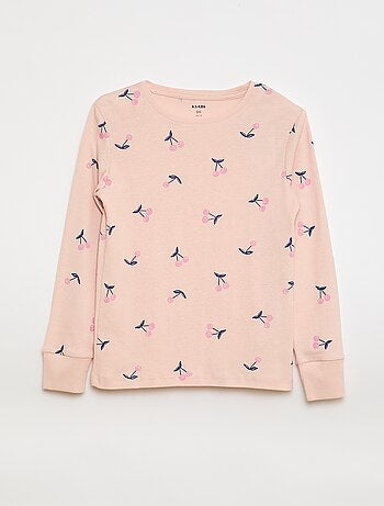 Ensemble pyjama imprimé t-shirt + pantalon - 2 pièces
