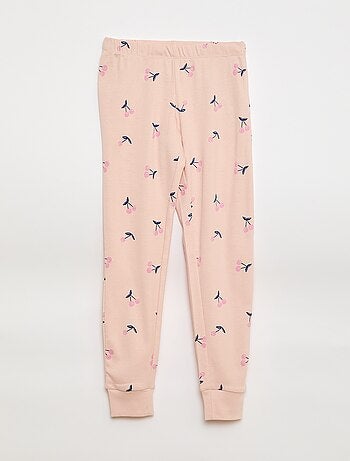 Ensemble pyjama imprimé t-shirt + pantalon - 2 pièces