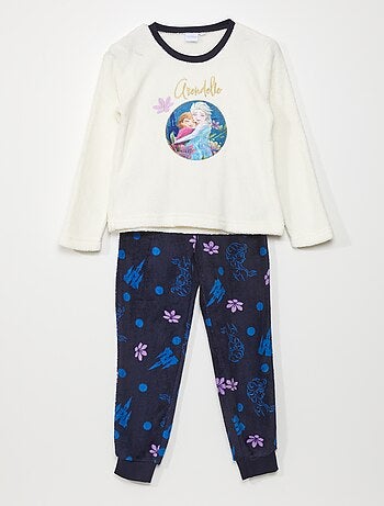 Pyjama 2 pièces en sherpa La Reine des Neiges Disney pour fille