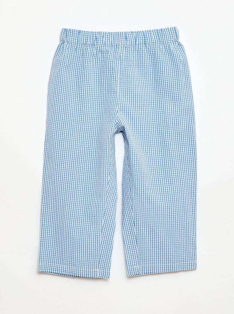 Ensemble pyjama long - 2 pièces Bleu - Kiabi