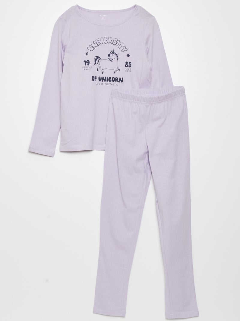 Ensemble pyjama long - 2 pièces UNICORN - Kiabi