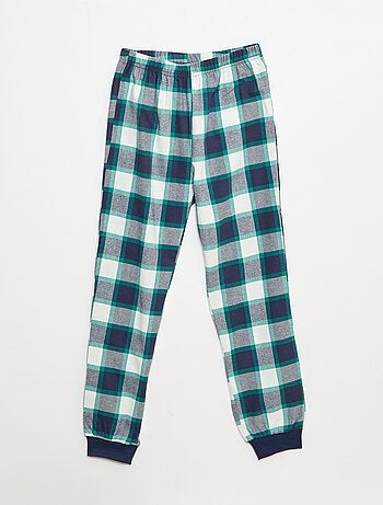 Ensemble pyjama long bimatière t-shirt + pantalon - 2 pièces