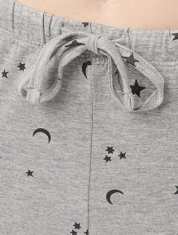 Ensemble pyjama long en coton - 2 pièces