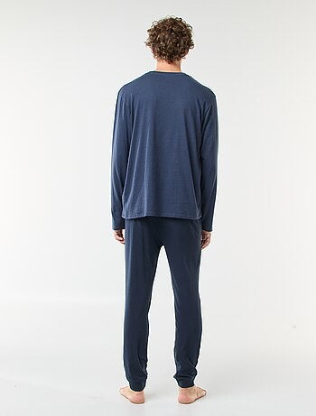 Ensemble pyjama long en jersey t-shirt + pantalon - 2 pièces