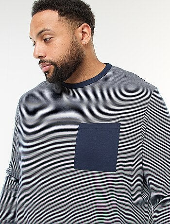 Ensemble pyjama long en jersey t-shirt + pantalon - 2 pièces