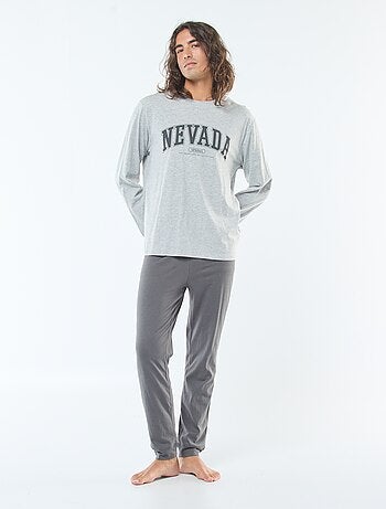 Ensemble pyjama long en jersey t-shirt + pantalon - 2 pièces