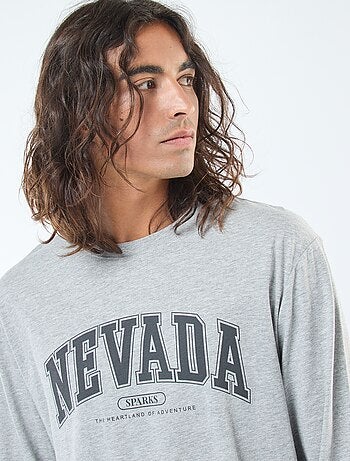 Ensemble pyjama long en jersey t-shirt + pantalon - 2 pièces