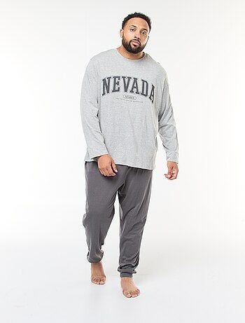 Ensemble pyjama long en jersey t-shirt + pantalon - 2 pièces