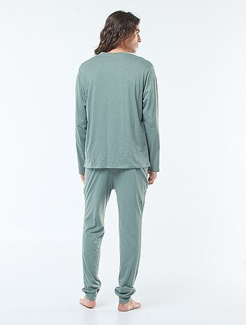 Ensemble pyjama long en jersey t-shirt + pantalon - 2 pièces