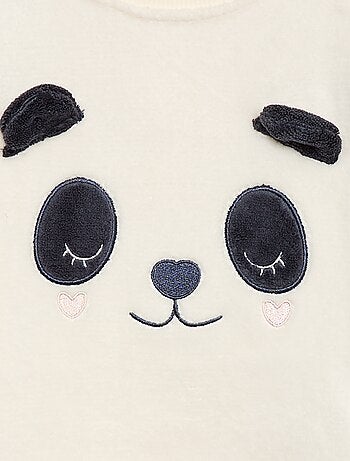 Ensemble pyjama long en polaire - 2 pièces