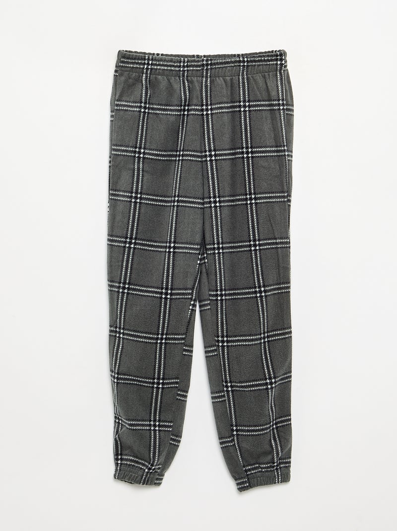 Ensemble pyjama long en polaire - 2 pièces Vert - Kiabi