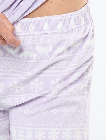 Ensemble pyjama long en velours 'Pampan' 'Disney' - 2 pièces