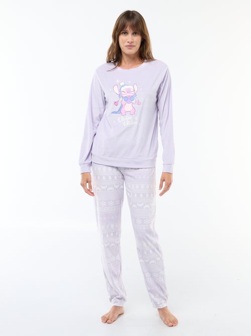 Ensemble pyjama long en velours 'Pampan' 'Disney' - 2 pièces - Kiabi