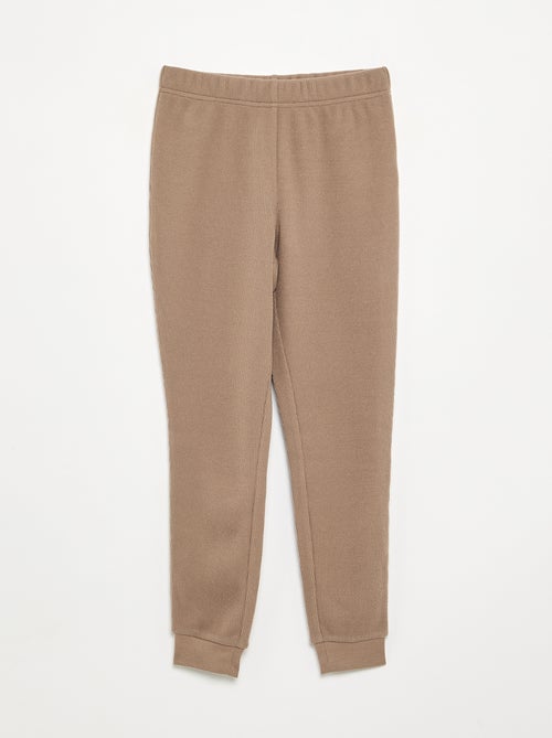 Ensemble pyjama long gaufré - 2 pièces - Kiabi