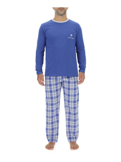 Ensemble pyjama long homme en popeline à carreaux et logo poitrine pierre cardin - Kiabi Ensemble pyjama long homme en popeline à carreaux et logo poitrine pierre cardin - Kiabi