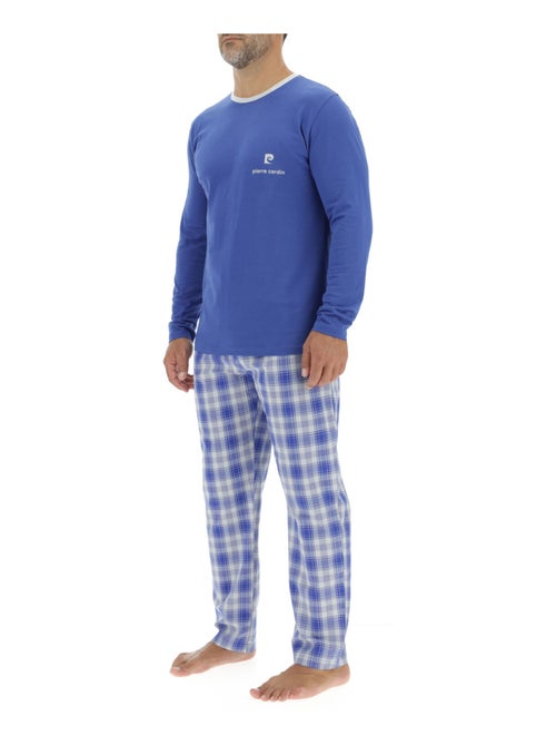 Ensemble pyjama long homme en popeline à carreaux et logo poitrine pierre cardin - Kiabi Ensemble pyjama long homme en popeline à carreaux et logo poitrine pierre cardin - Kiabi