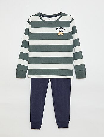 Ensemble pyjama long imprimé - 2 pièces