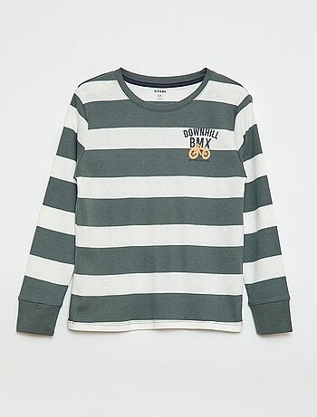 Ensemble pyjama long imprimé - 2 pièces