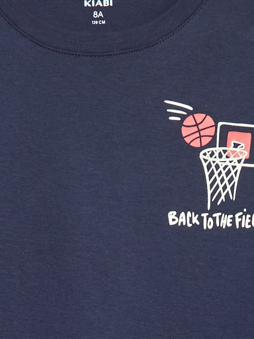 Ensemble pyjama long imprimé - 2 pièces - Kiabi