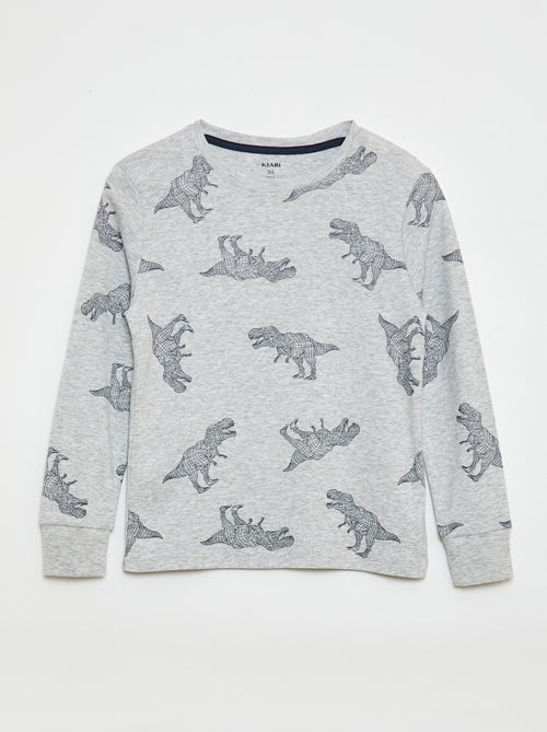 Ensemble pyjama long imprimé - 2 pièces - Kiabi