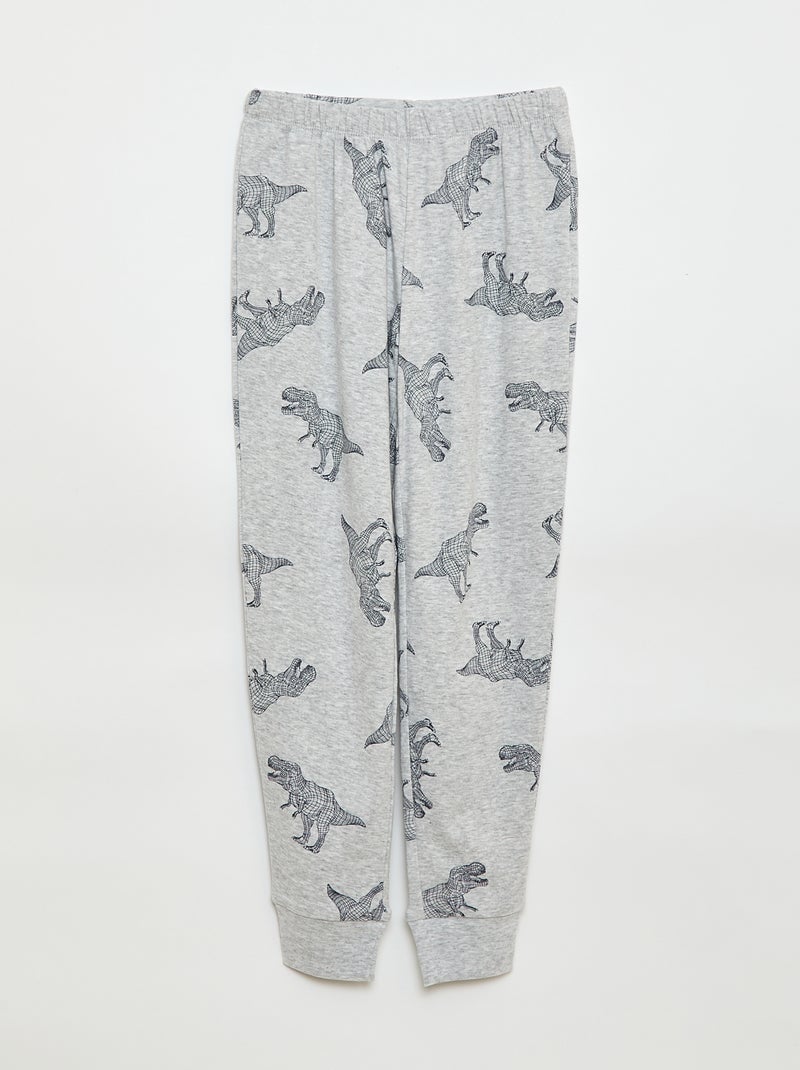 Ensemble pyjama long imprimé - 2 pièces Vert - Kiabi