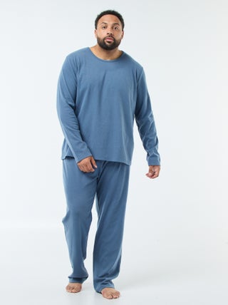 Ensemble pyjama long maille ultra-douce - 2 pièces