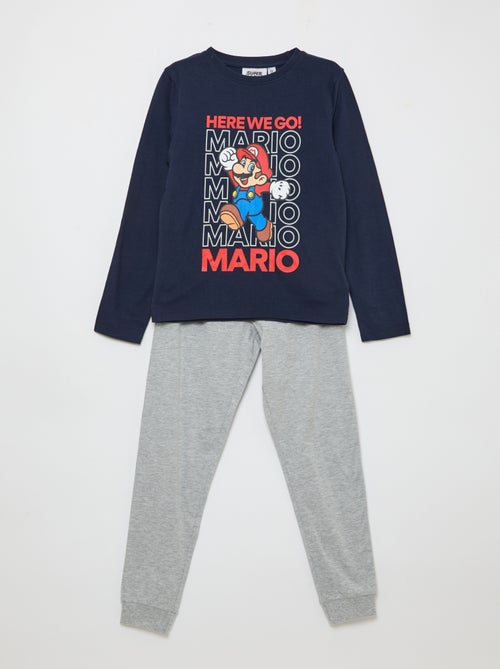 Ensemble pyjama long 'Mario' - 2 pièces - Kiabi