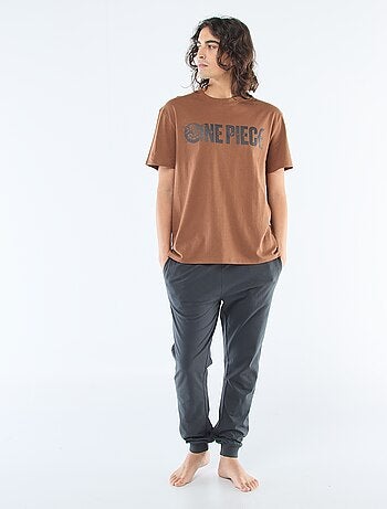 Ensemble pyjama long 'One piece' - 2 pièces