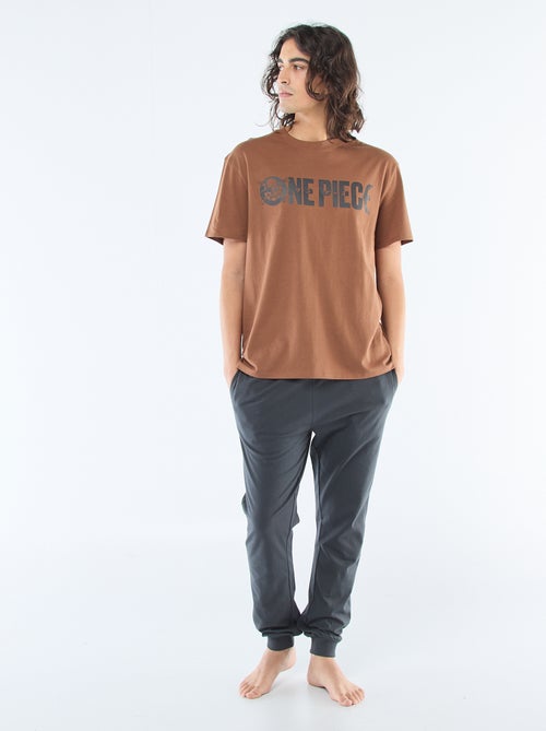 Ensemble pyjama long 'One piece' - 2 pièces - Kiabi