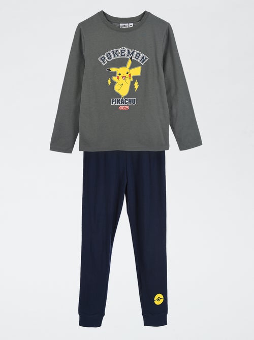 Ensemble pyjama long 'Pokemon' - 2 pièces - Kiabi