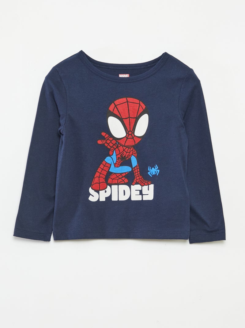 Ensemble pyjama long 'Spider-man' - 2 pièces Bleu - Kiabi