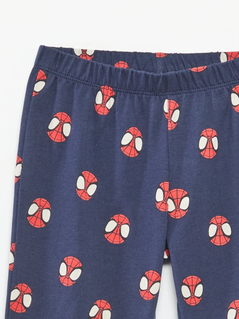 Ensemble pyjama long 'Spider-man' - 2 pièces Bleu - Kiabi