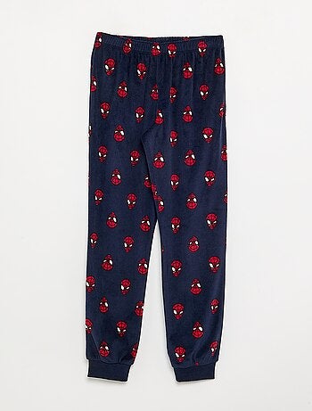 Ensemble pyjama long 'Spiderman' en polaire - 2 pièces