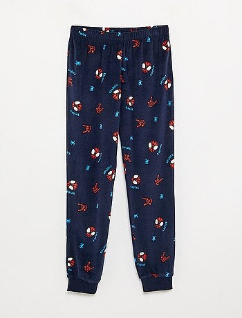 Ensemble pyjama long 'Spiderman' en polaire - 2 pièces