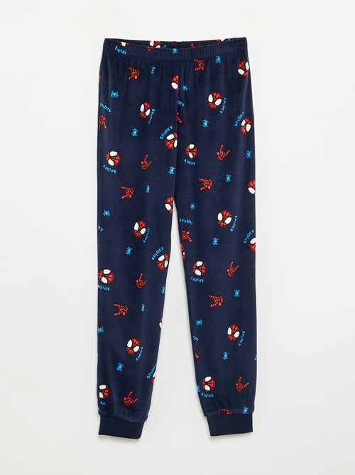 Ensemble pyjama long 'Spiderman' en polaire - 2 pièces - Kiabi
