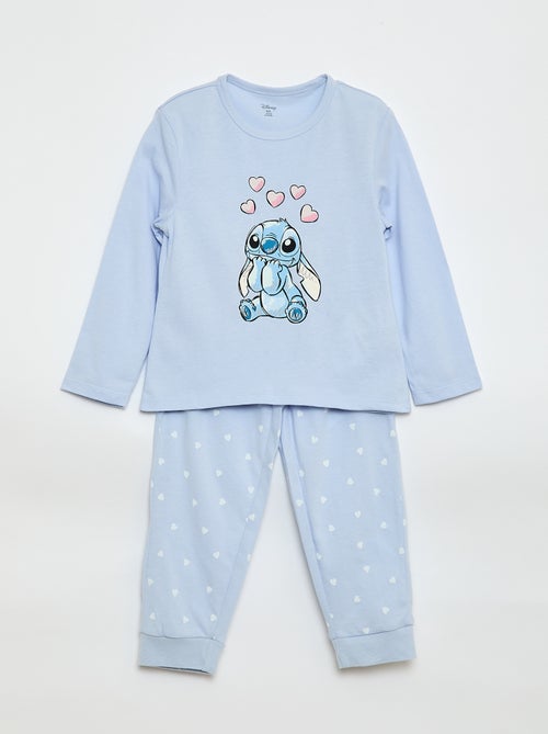 Ensemble pyjama long 'Stitch' 'Disney' - 2 pièces - Kiabi