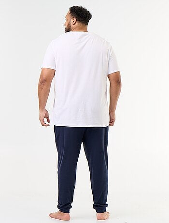 Ensemble pyjama long t-shirt + pantalon - 2 pièces