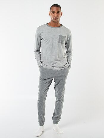 Ensemble pyjama long t-shirt + pantalon - 2 pièces